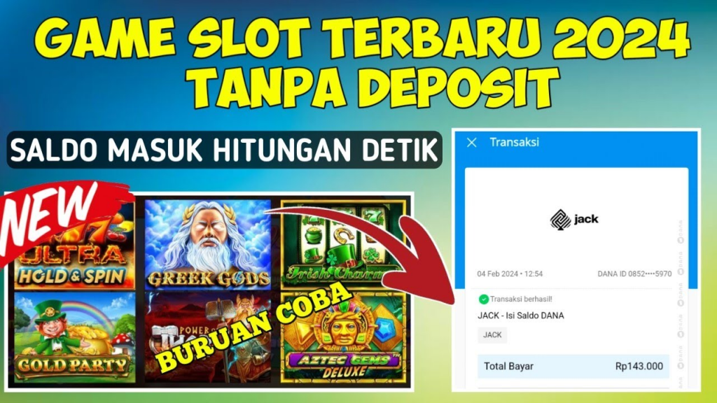 slot gratis tanpa deposit bisa withdraw